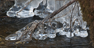 Ice in the river