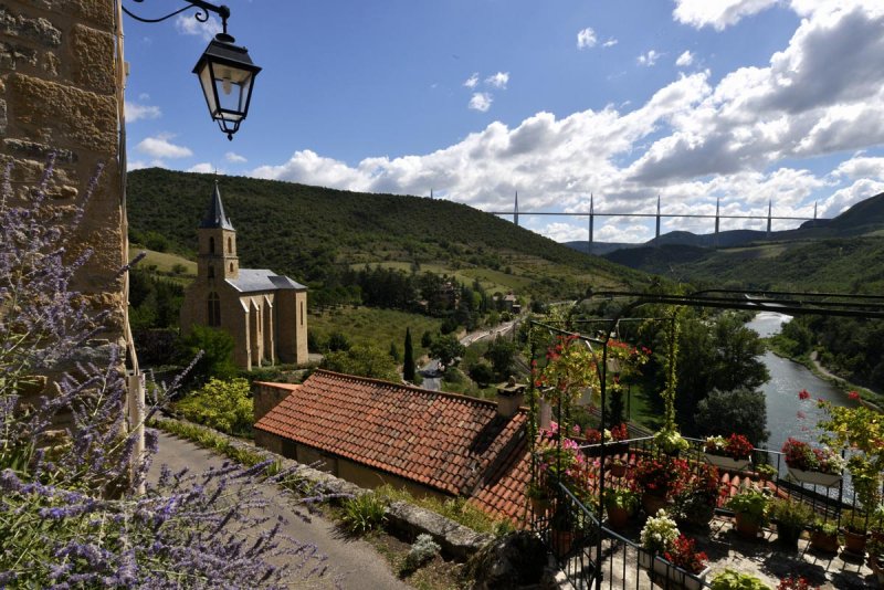  gorges du tarn.Viaduc de Millau