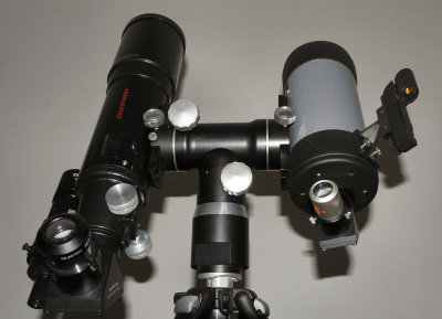 4 100mm refractor and 4 Maksutov-Cassegrain on T-mount