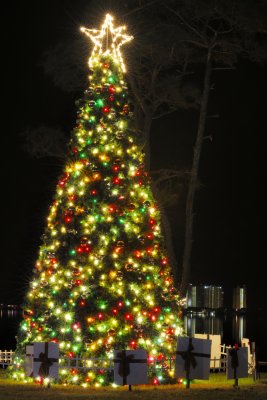 Navarre Beach Christmas Lights 2012