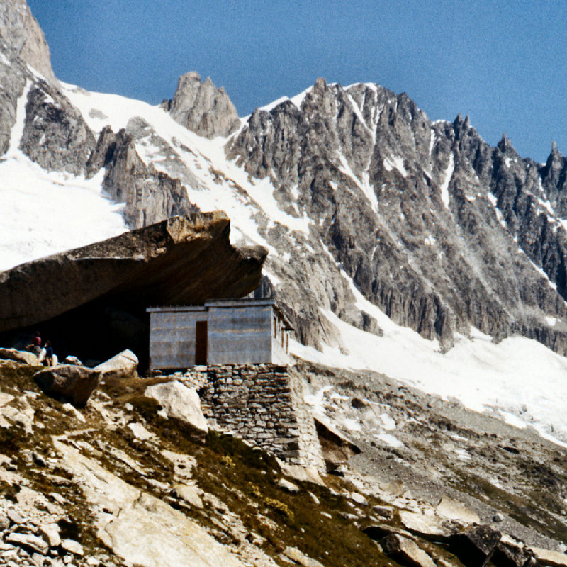 1962 - Old Couvercle Hut - ScanMts158