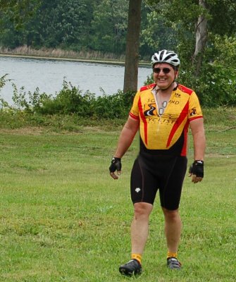 Hoofing it along the shore of Lake Gleneida in Carmel, NY