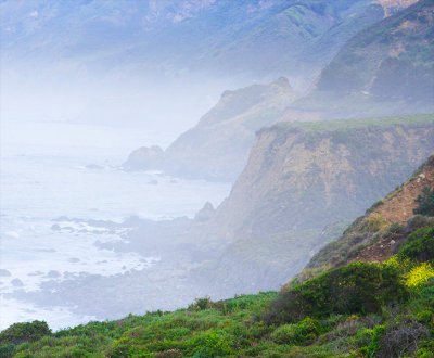 Morning fog at Big Sur