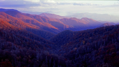 Autumn overlook in the Smokies