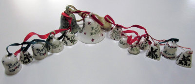 What's the history of the bells - did Mimi make them in a ceramics class?