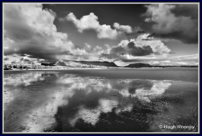 Ireland - Co.Sligo - Ben Bulben from Lissadell Beach 