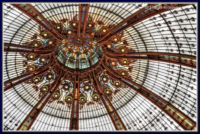 Paris - Galeries Lafayette - Dome patterns 