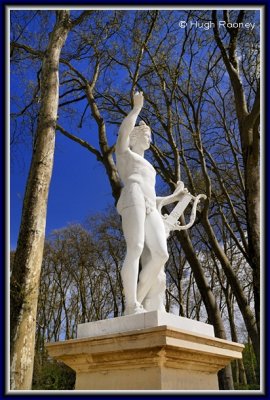Paris - Versailles - A statue in the park  