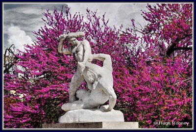 France - Paris - A statue in the Jardin des Tuileries  