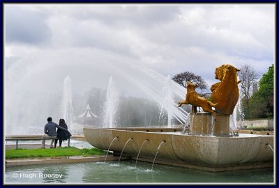  France - Paris -Jardins du Trocadro near Eiffel Tower  