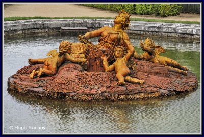  France - Versailles - Statues in the Ceres Fountain 