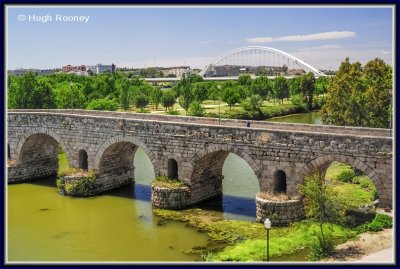 Spain - Merida - Roman Bridge over the River Guadiana