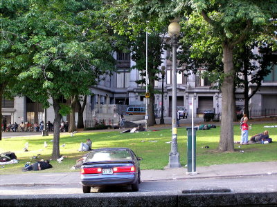 Homeless People Yesler Ave.