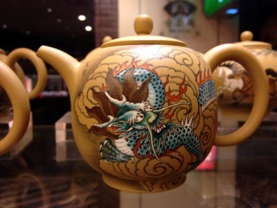 Freehand Dragon Teapot