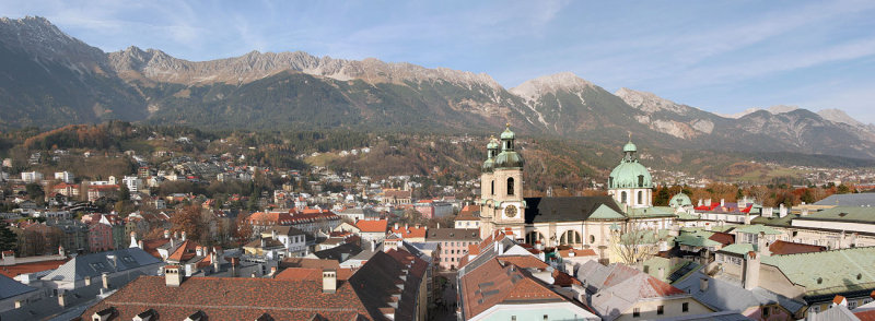 Innsbruck with view to the north.