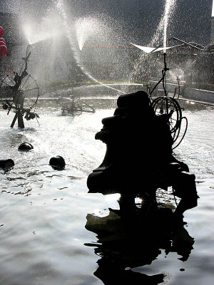 The Tinguely Fountain in Basel