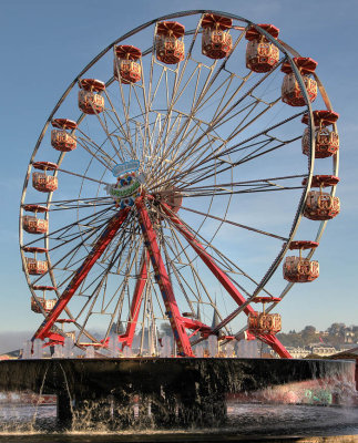 The ferris wheel was always my dream as a child