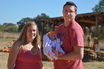 Family Pumpkin Patch Visit