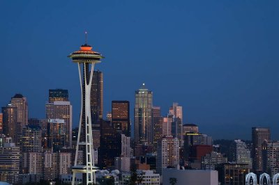 Seattle Skyline at Dusk