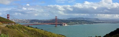 San Francisco & Golden Gate - 5 Image Pano