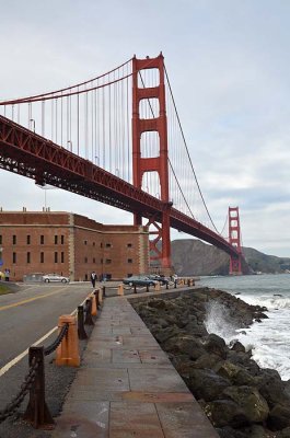 Sidewalk to the Bridge