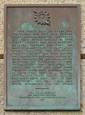 Plaque About the Fort