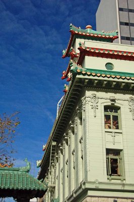 Detail of Chinatown Buildings