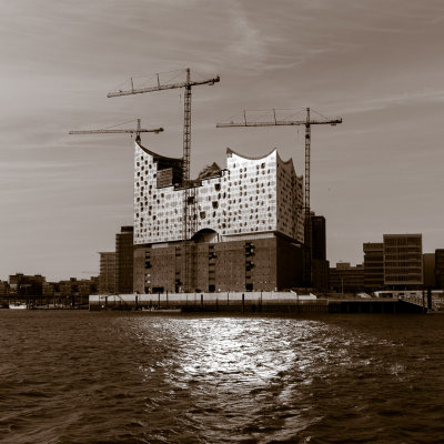 Hamburg, Elbphilharmonie under construction