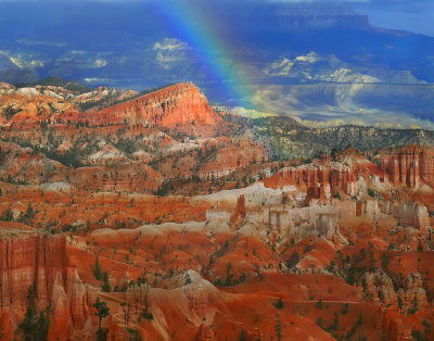 Rainbow over Fairyland Trail 