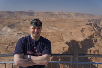 Josh at Masada