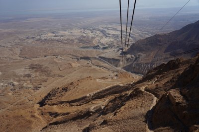 View from The Masada Cable Car