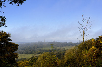 misty day on the Malvern Hills