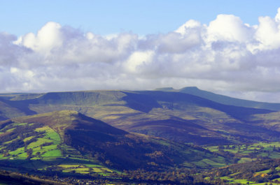 Brecon Beacons from Sugar Loaf