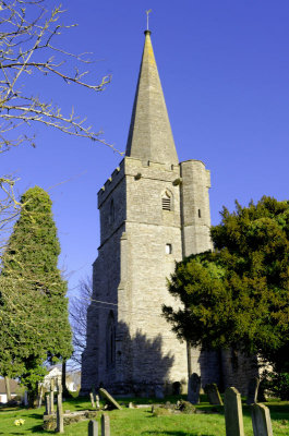 the tower & steeple from the south