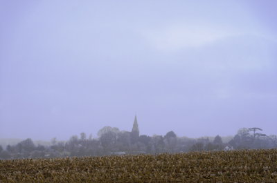 fogscape with steeple