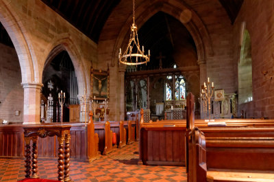 Eastnor Church nave