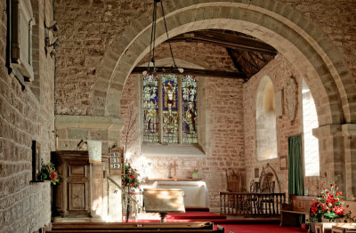 pulpit and chancel