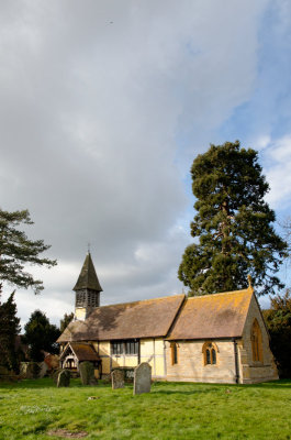 Besford Church and churchyard