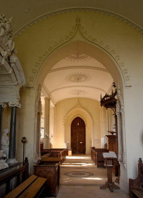 from chancel to nave