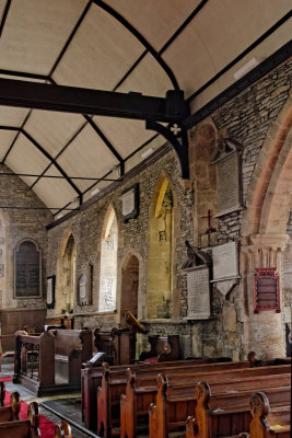 south wall of chancel