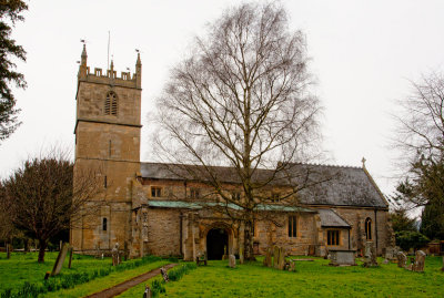 from the South end of the churchyard