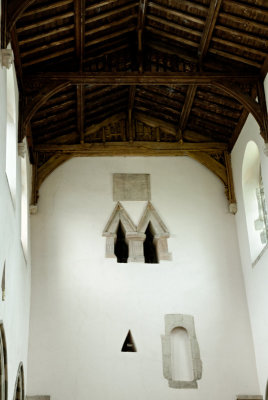 details of upper west nave