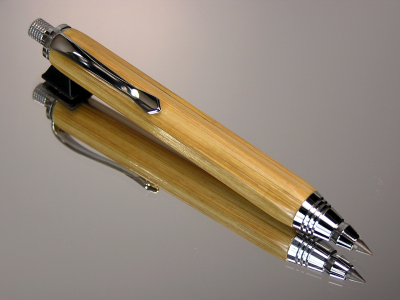 Tonkin Cane Bamboo Fly Rod Push feed 5.3mm Lead Shop Pencil Chrome Hardware