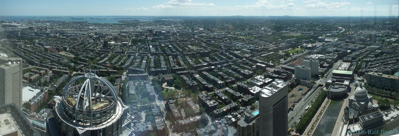 Prudential Tower Boston, view south