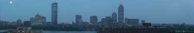 Boston at Dusk, seen from the Cambridge Marriott