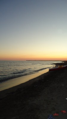 Beauty sunset, Velipoja beach