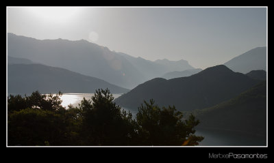 Lac du Serre Ponon at dusk