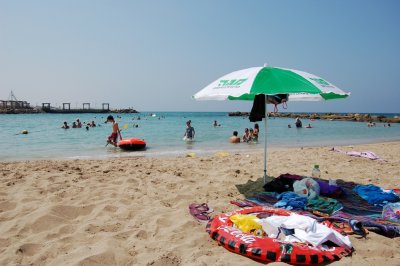 Naharia beach.