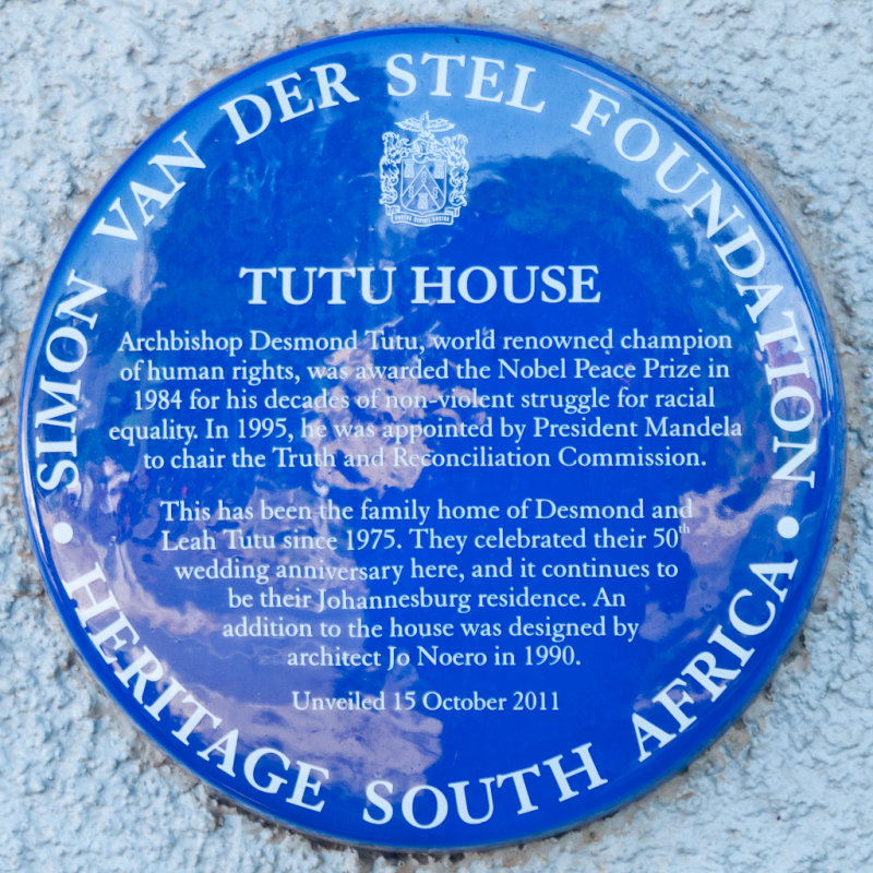 Maison de Desmond Tutu, Soweto