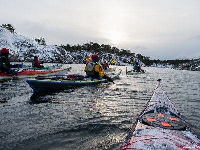 Men nr vi kommit igng hade vi en fin paddling.